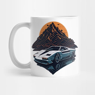 Lamborghini Diablo Vintage Car Mug